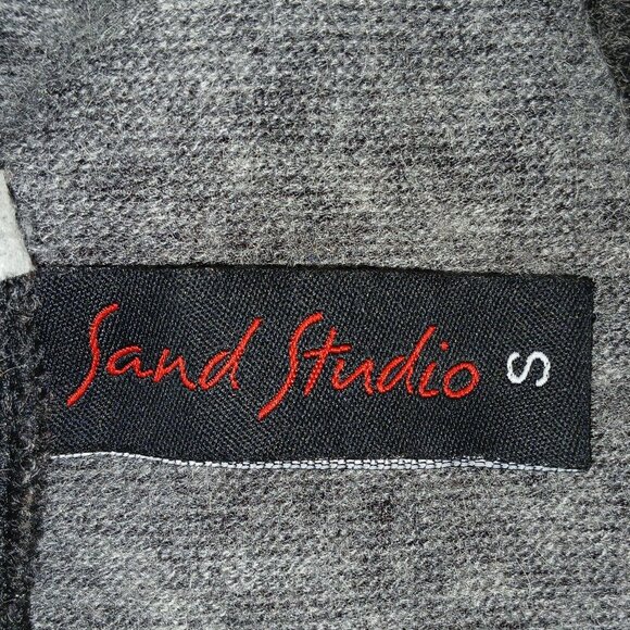 SAND STUDIO SWEATER DRESS, WOMENS, LONG SLEEVE, COWL NECK, FLORAL, SIZE SMALL - Picture 4 of 12